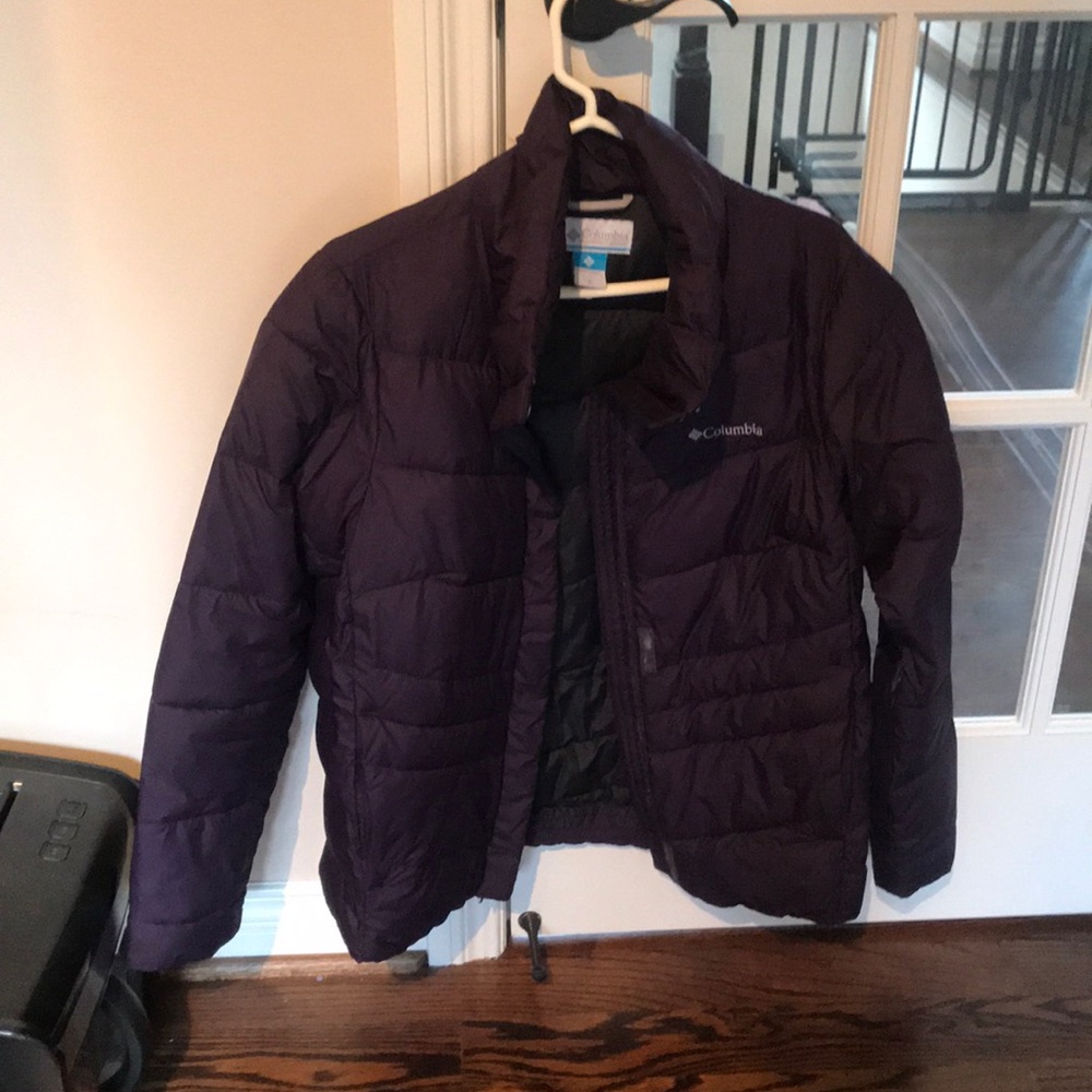 Columbia purple coat